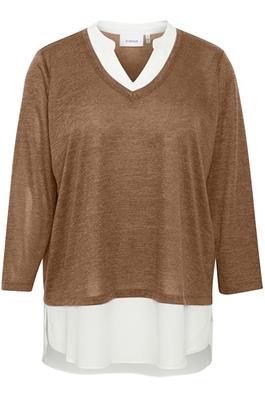 Fransa Build-in Blouse Pullover