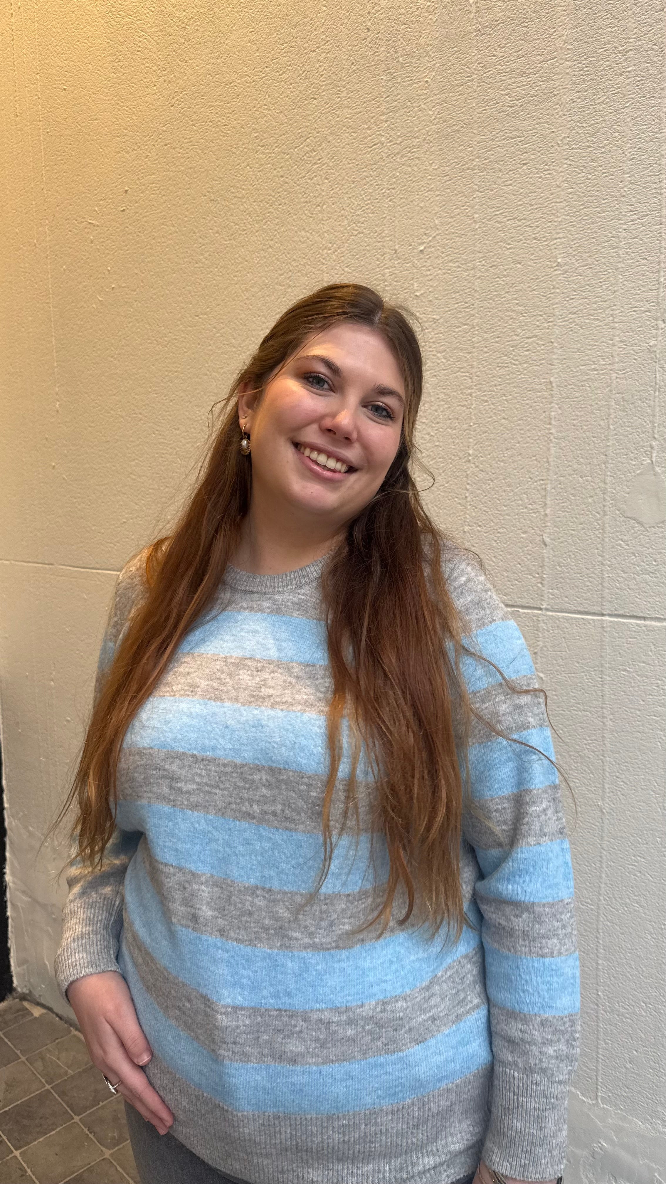 Niela Striped Pullover by Kaffe Curve