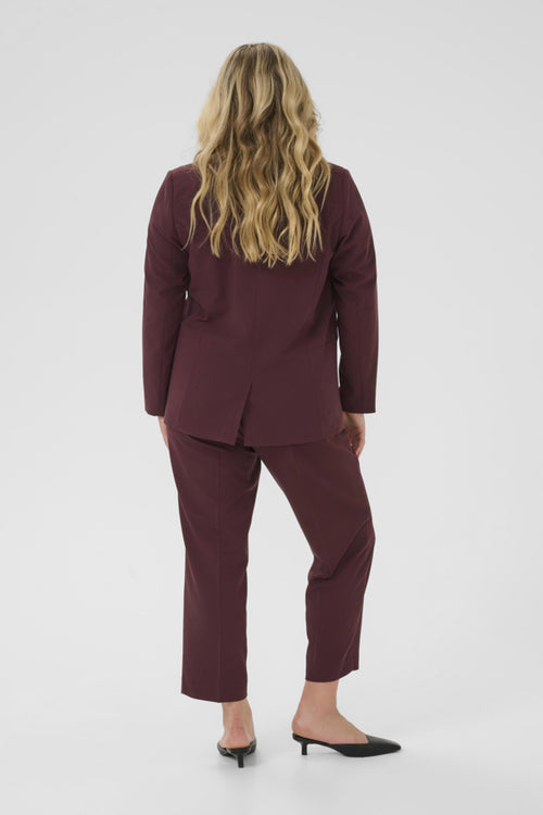 Sakira Burgundy Blazer by Kaffe Curve