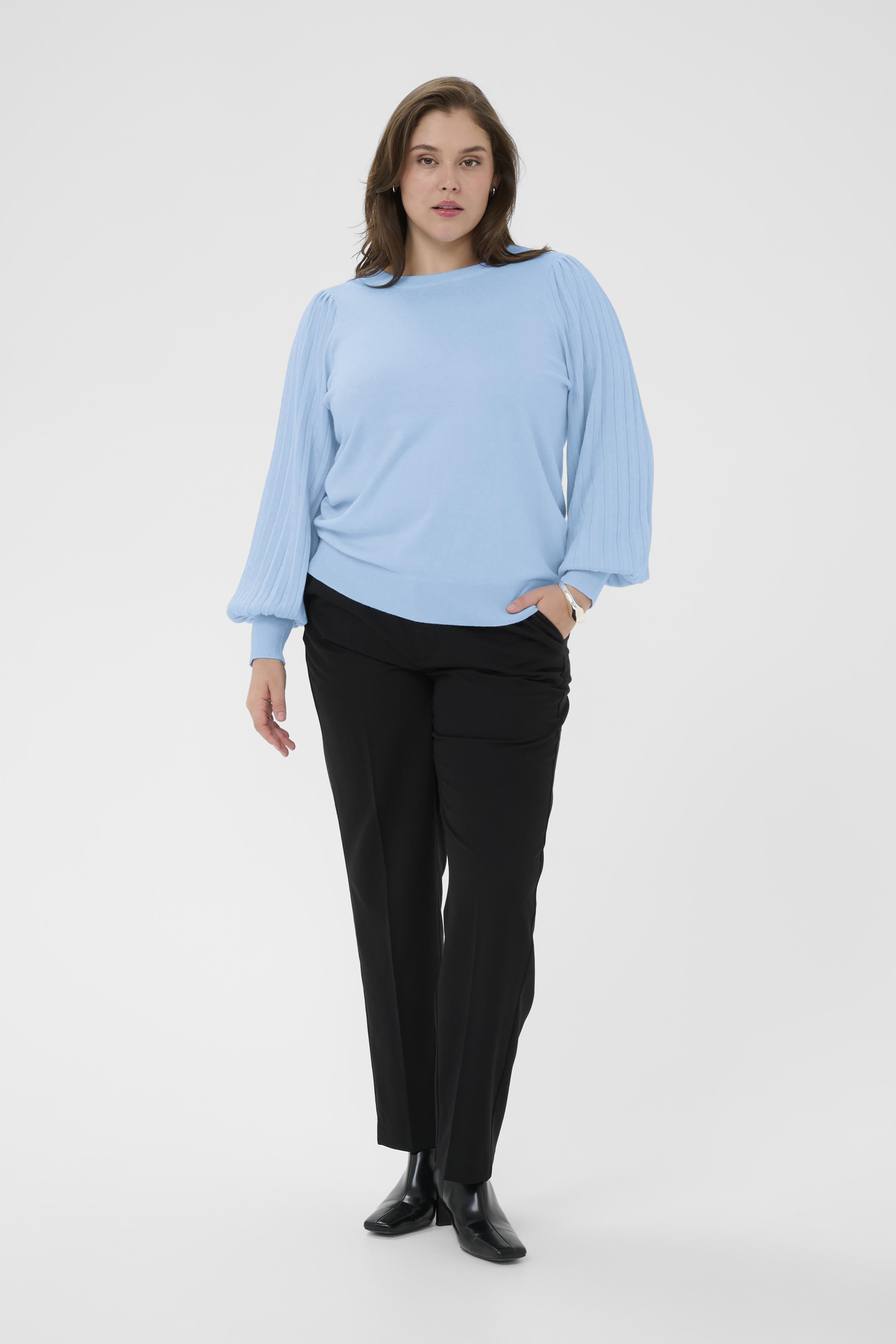 Loni Knit Pullover by Kaffe Curve