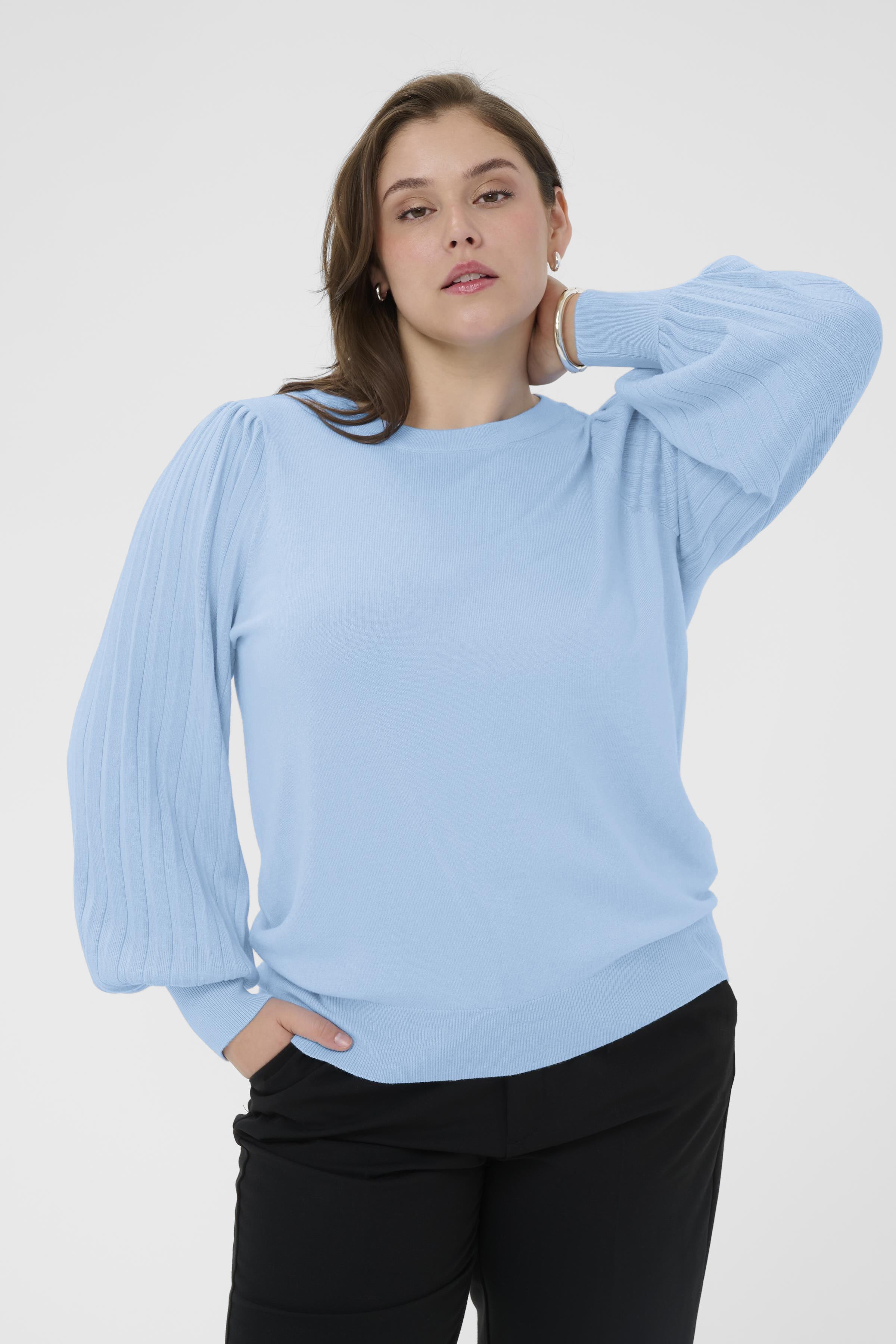Loni Knit Pullover by Kaffe Curve