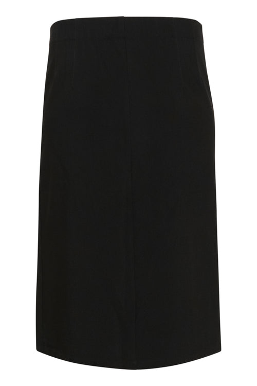 Elia Zwarte Kokerrok by Kaffe Curve