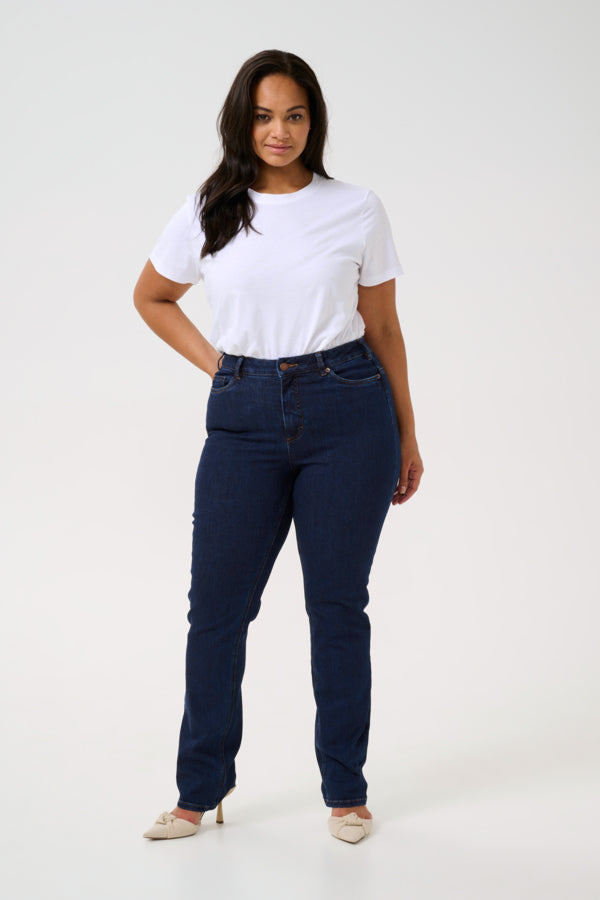 Sina Straight Jeans by Kaffe Curve