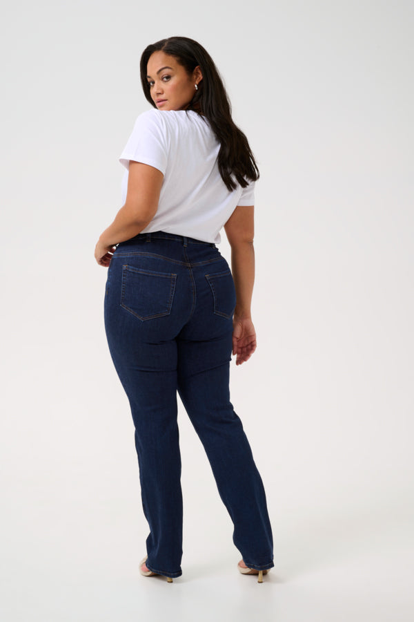 Sina Straight Jeans by Kaffe Curve