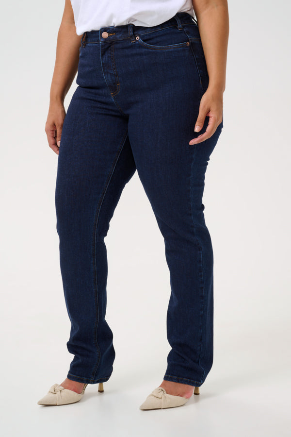 Sina Straight Jeans by Kaffe Curve