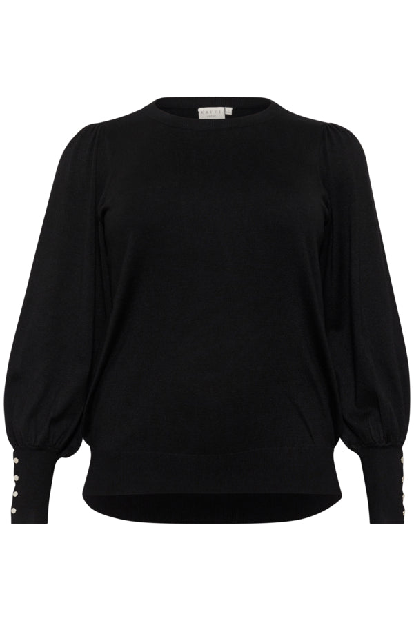 Lizzy LS Black Pullover by Kaffe Curve