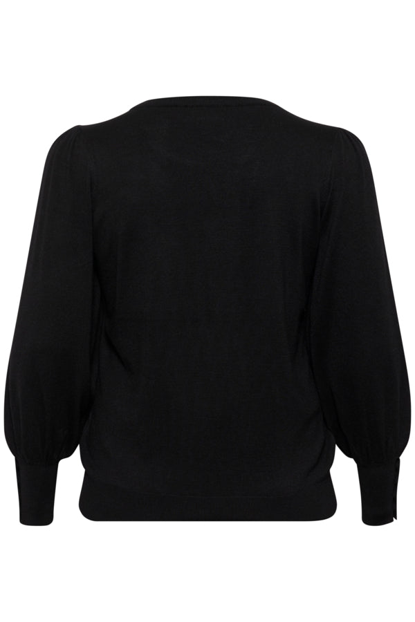Lizzy LS Black Pullover by Kaffe Curve