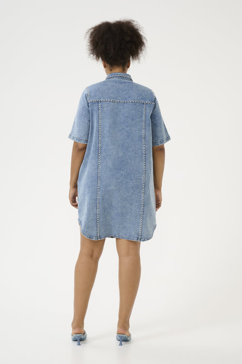 Darina Denim Dress by Kaffe Curve