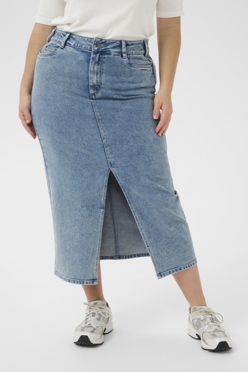 Darina Denim Skirt by Kaffe Curve