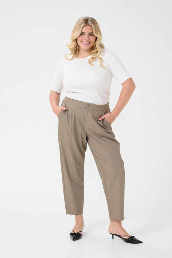 Tilda Cropped Pants by Kaffe Curve