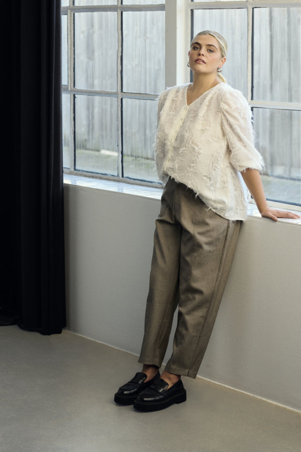 Tilda Cropped Pants by Kaffe Curve