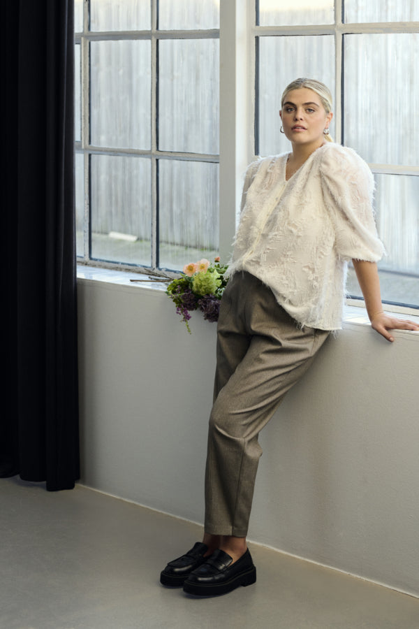 Tilda Cropped Pants by Kaffe Curve