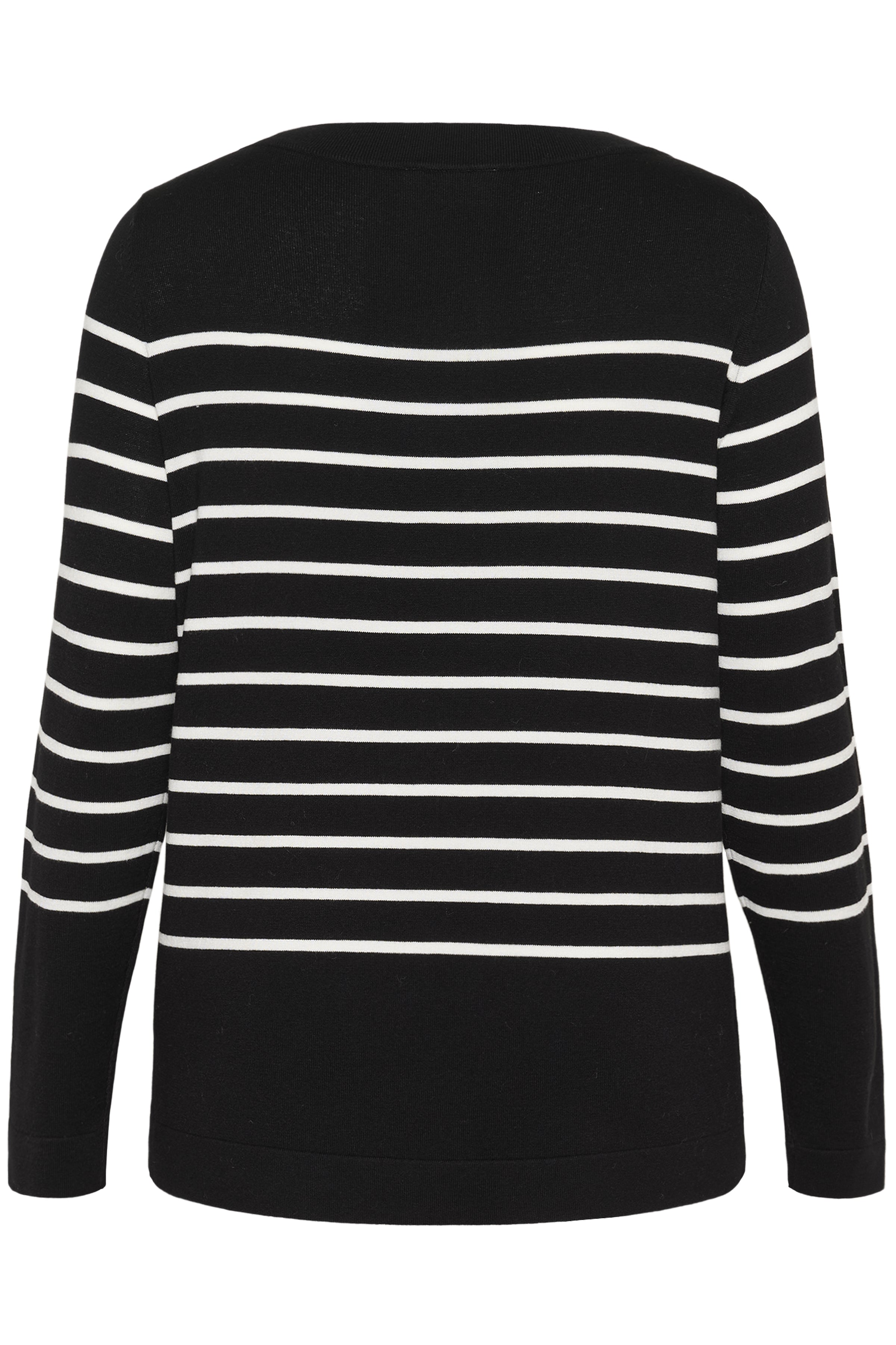 Lizzy Striped Boatneck Shirt by Kaffe Curve