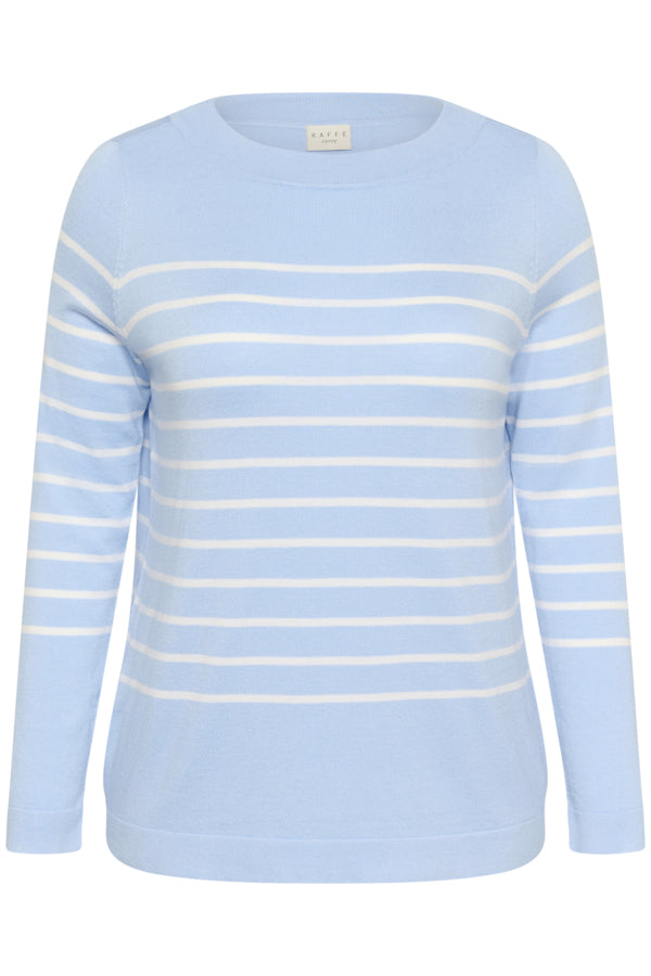 Lizzy Striped Boatneck Shirt by Kaffe Curve