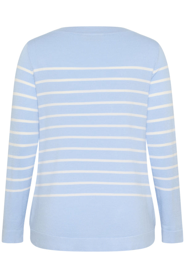 Lizzy Striped Boatneck Shirt by Kaffe Curve