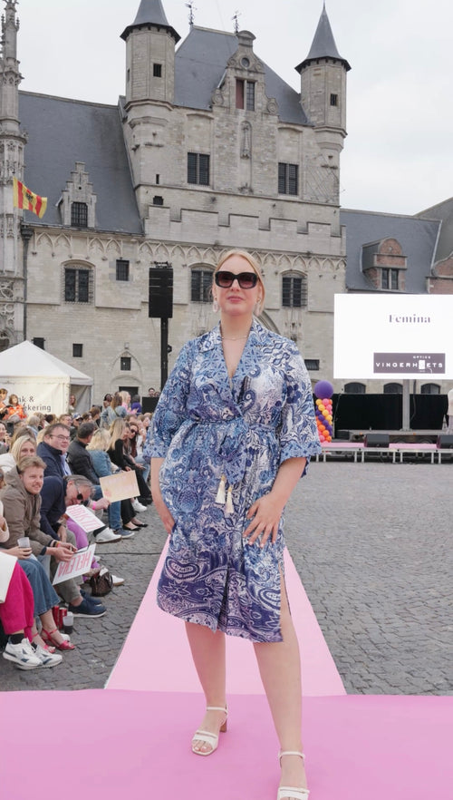 7114 Kimono Dress by Mat Fashion CATWALK COLLECTION