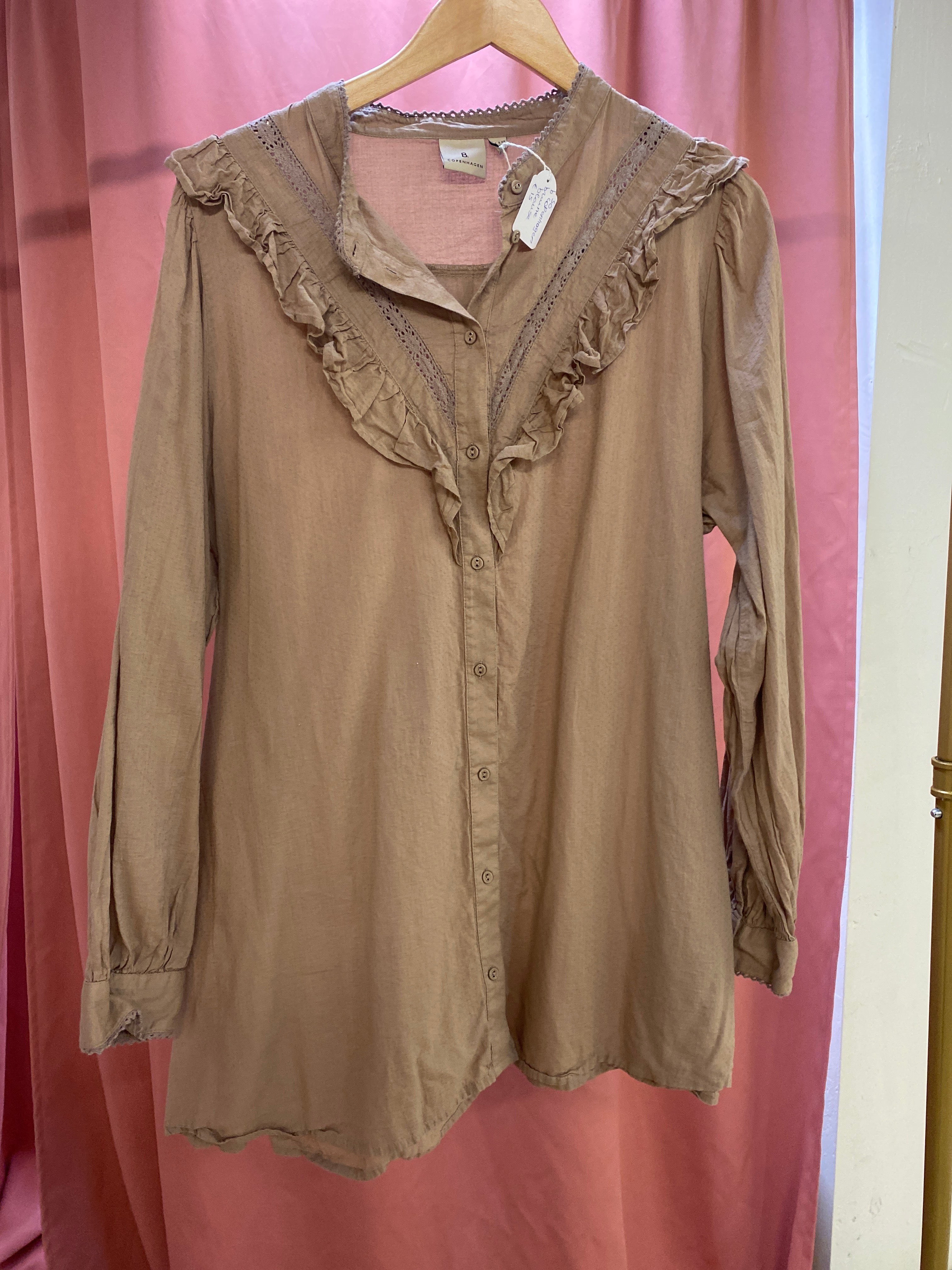 B copenhagen bruine blouse