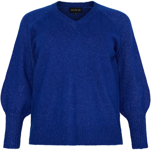 62879 Sweater with Balloon Sleeves by No 1 by Ox (Available in Multiple Colors)