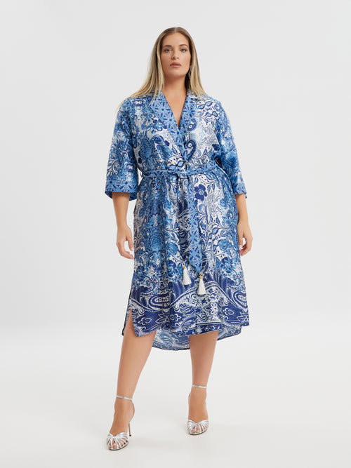 7114 Kimono Dress by Mat Fashion CATWALK COLLECTION