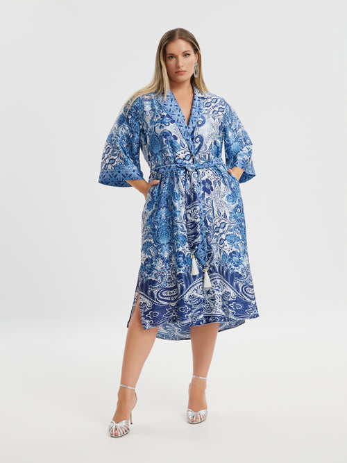 7114 Kimono Dress by Mat Fashion CATWALK COLLECTION