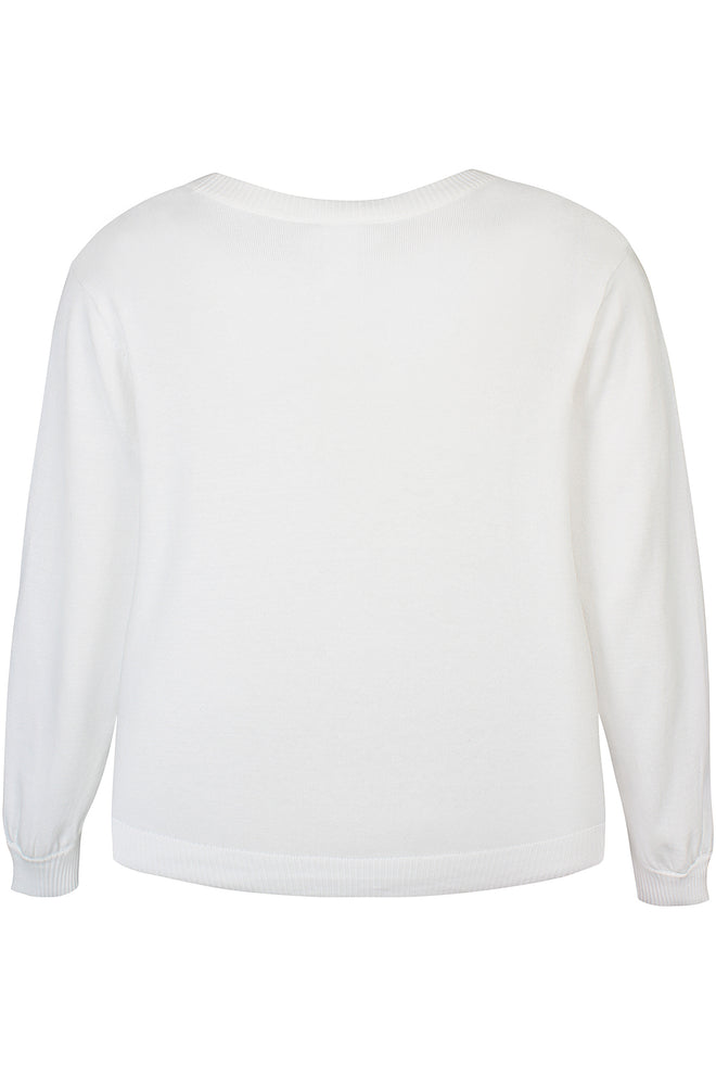 Athena 217 White Cardigan by Anyday