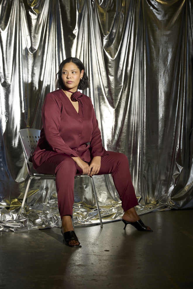 Friday 281 Burgundy Pants by Anyday