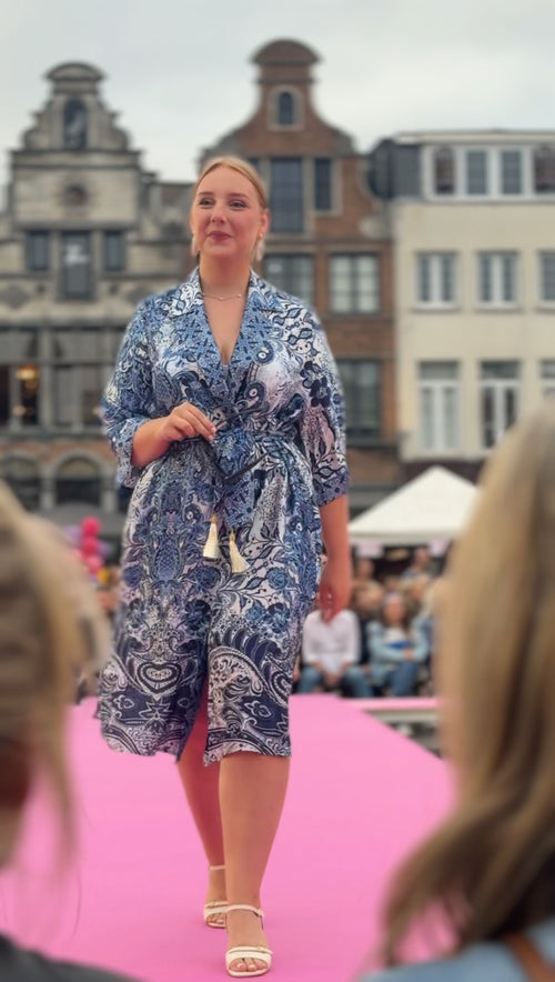 7114 Kimono Dress by Mat Fashion CATWALK COLLECTION