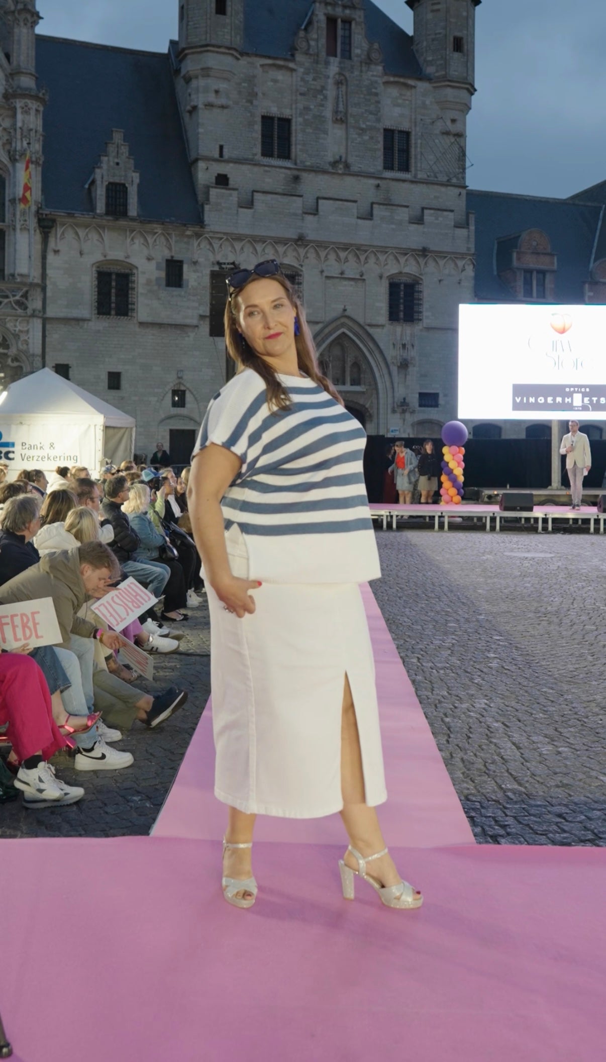 Zena White Skirt by Kaffe Curve CATWALK COLLECTION