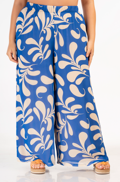 41792 Printed Trousers by Curviss