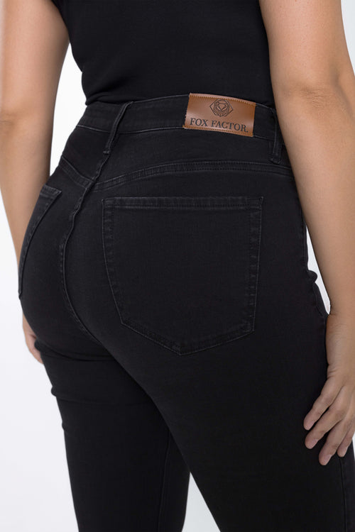 Fox FactorIri Raven Black Slim Jeans