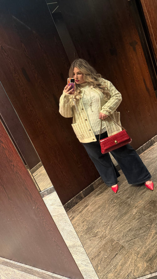 Fox Factor Denver Polar Blue Wide Leg Jeans for Curves L32