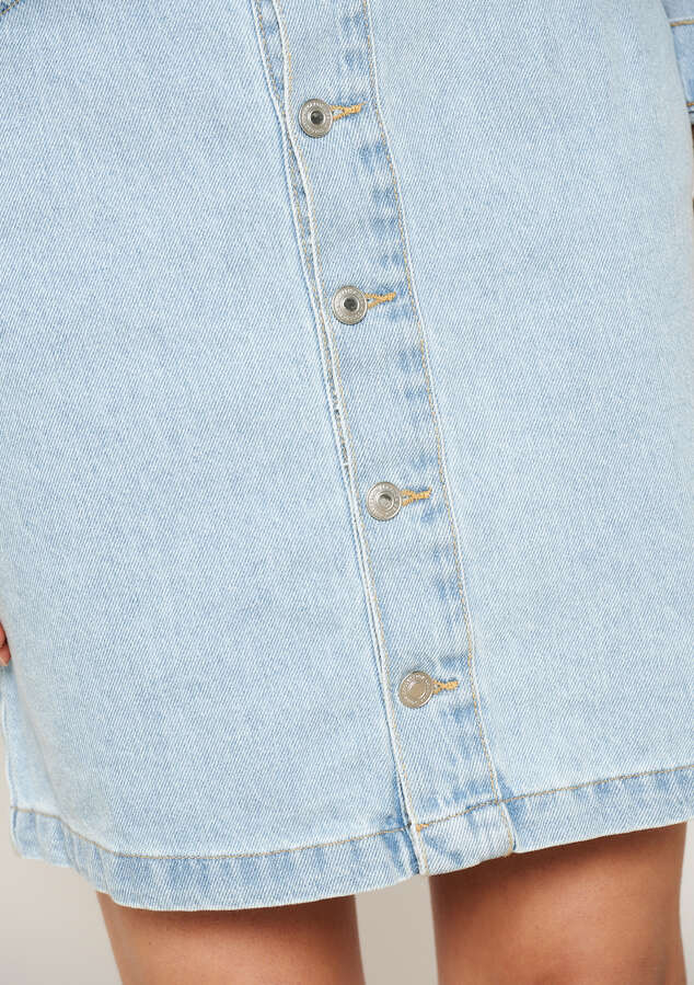 Deni Denim Short Skirt by Lola Liza