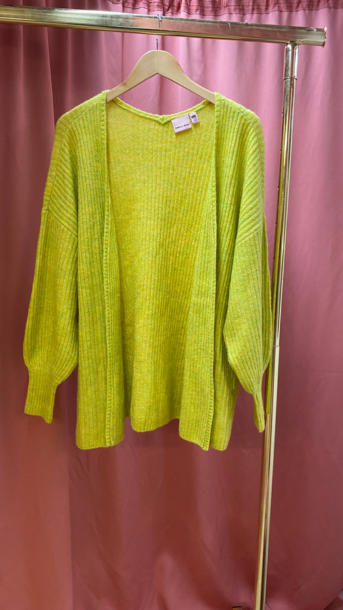 Secondhand lime groene vest Simple Wish S6