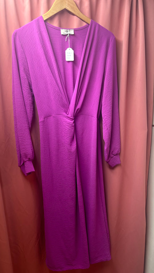 Emilie's Closet Secondhand Purple Twirl Dress Michael John