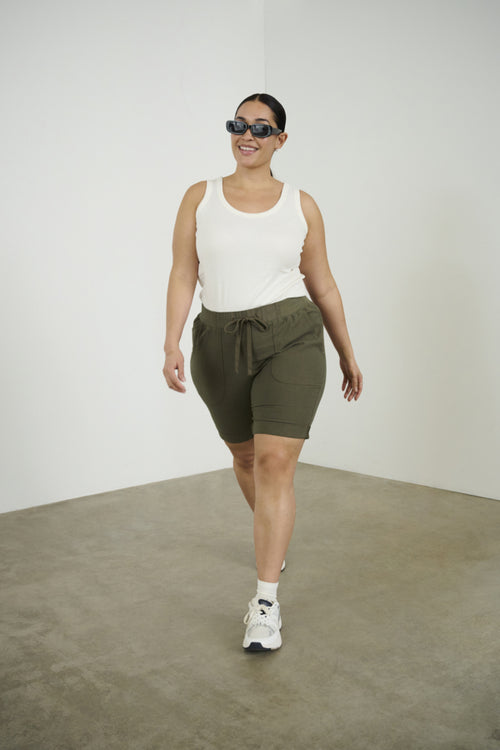 Nana Shorts 100% COTTON by Kaffe Curve (Available in 3 Colors)