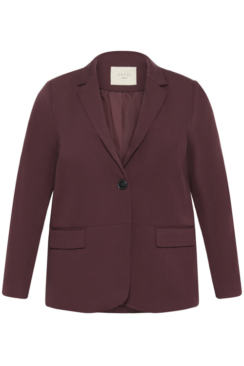Sakira Burgundy Blazer by Kaffe Curve