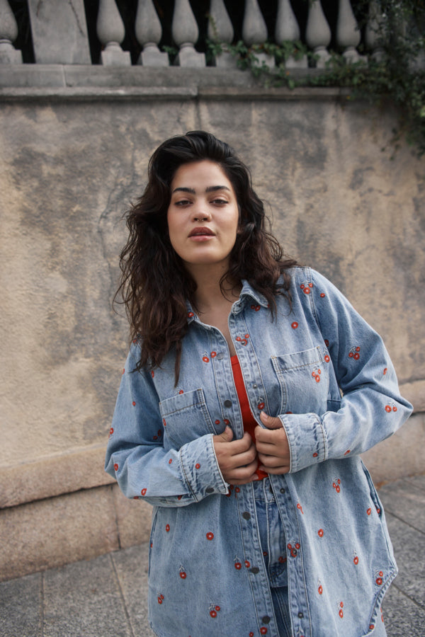 Betty Denim Jacket By Kaffe Curve