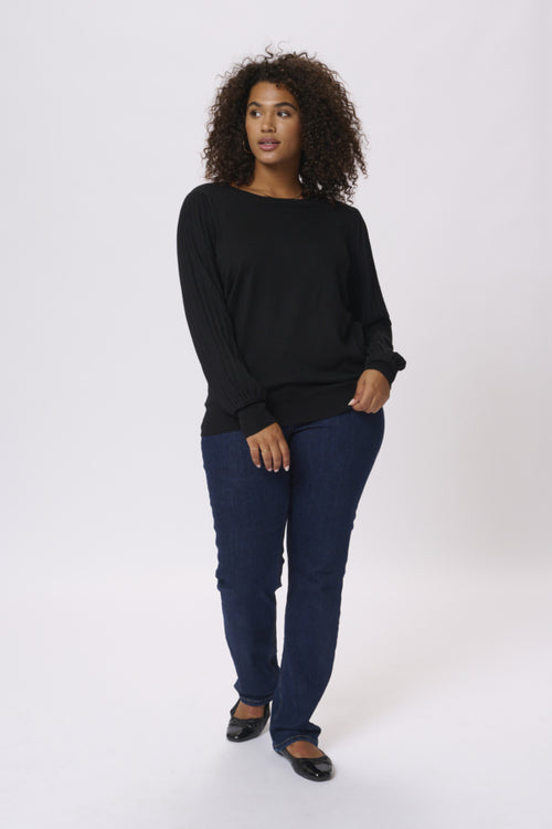 Loni knit pullover by Kaffe Curve (Available in 2 colors)