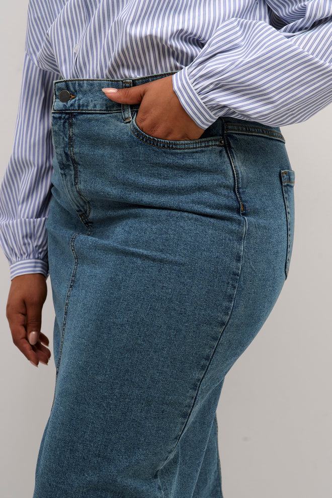 Diana Denim Skirt by Kaffe Curve