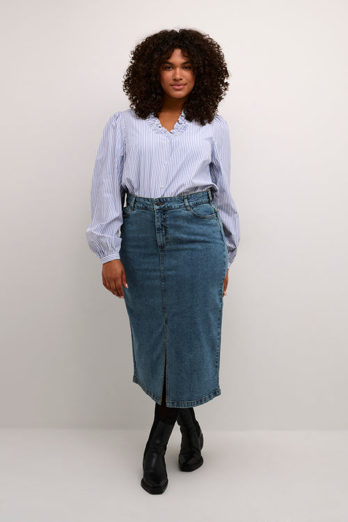 Diana Denim Skirt by Kaffe Curve