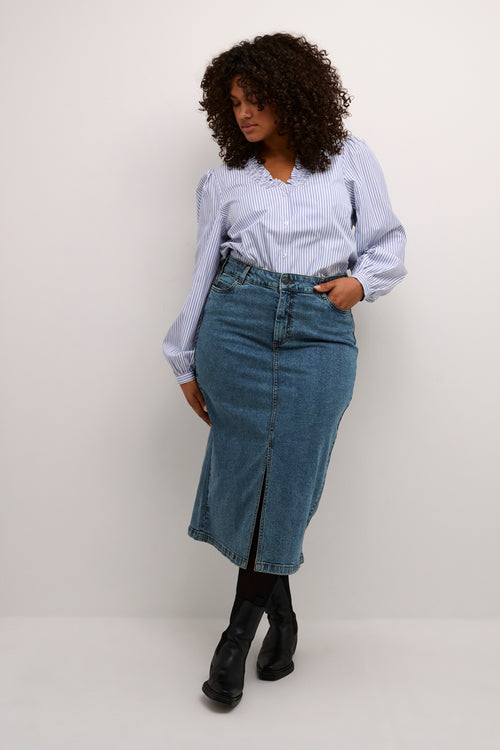 Diana Denim Skirt by Kaffe Curve