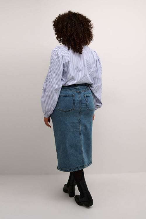 Diana Denim Skirt by Kaffe Curve