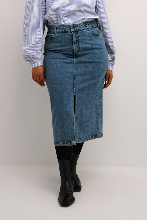 Diana Denim Skirt by Kaffe Curve