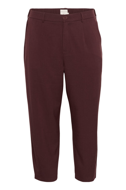 Merla Burgundy Pants by Kaffe Curve