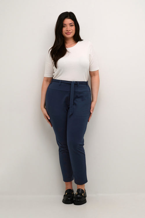 Jenna Belt Pant by Kaffe Curve New Collection 2025