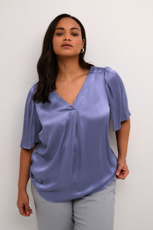 Kana Blouse satin look by Kaffe Curve