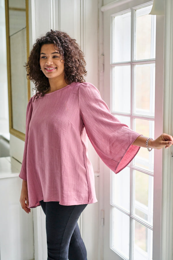 Membe blouse pink by Kaffe curve