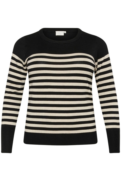 Lini Knit Pullover with stripes by Kaffe Curve