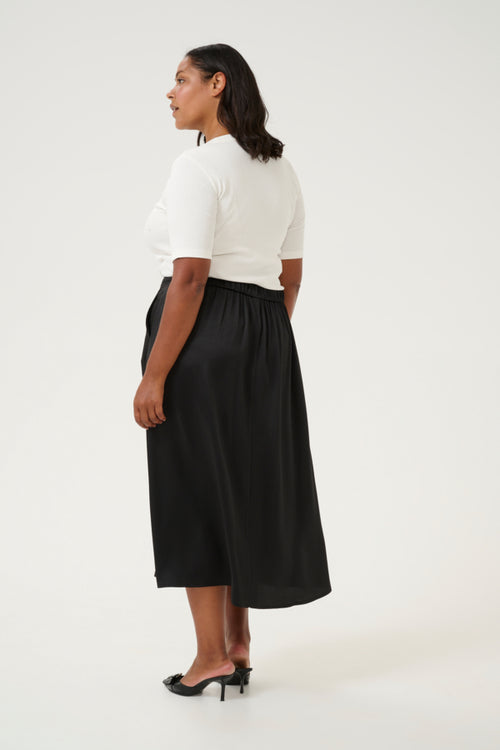 Dina skirt black by Kaffe curve