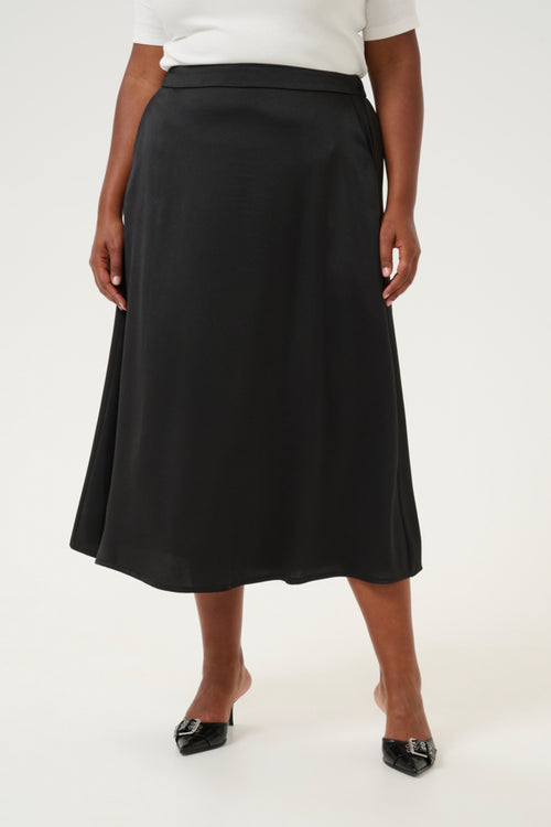 Dina skirt black by Kaffe curve